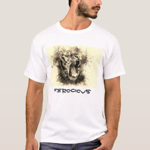 T-shirt de base pour hommes Tiger Print