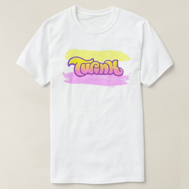 T-shirt de base pour hommes Twink Pride (Design devant)