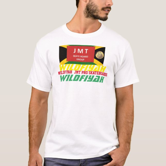 T-shirt de base pour hommes WILDFIYAH JMT (Devant)