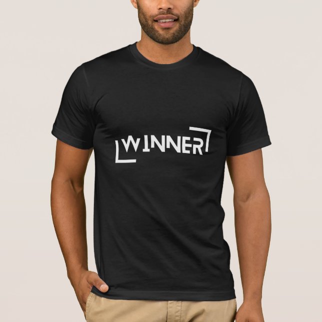 T-shirt de base pour hommes Winner (Devant)