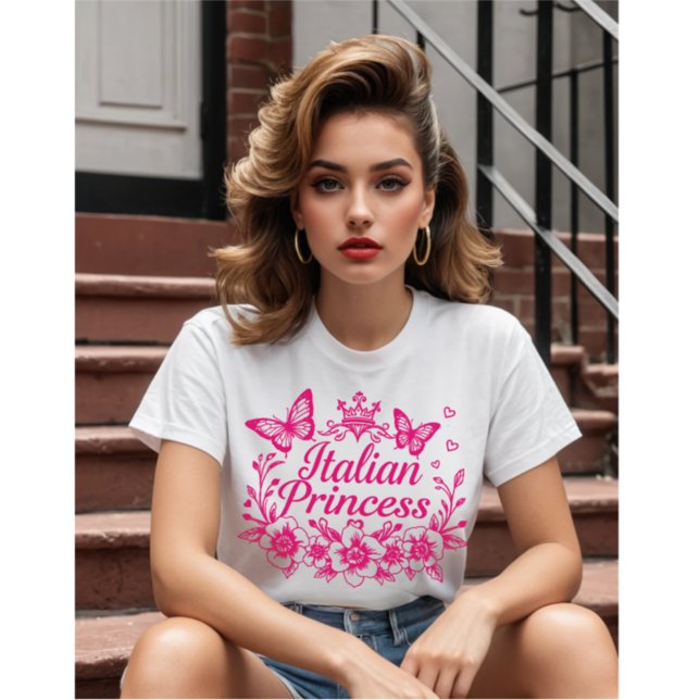 T-Shirt de base Princesse italienne (Créateur téléchargé)