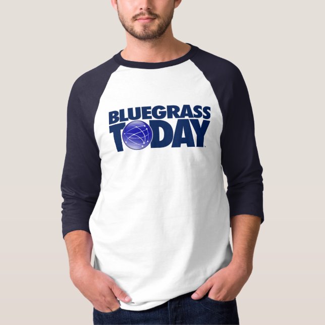 T-shirt de baseball aujourd'hui Bluegrass (Devant)