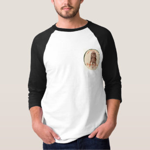 T-shirt de baseball Black and Tan Coonhound