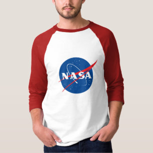 T-shirt de baseball de la NASA (Mars Red Trim)