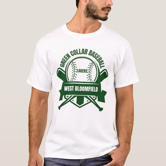 T-Shirt de baseball de West Bloomfield High School (Devant)