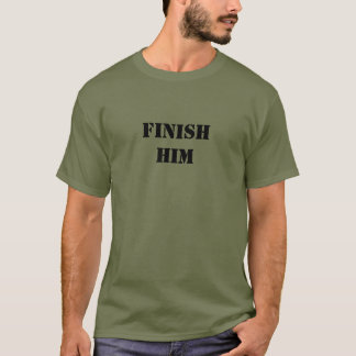T-Shirt de baseball "Finissez-le"