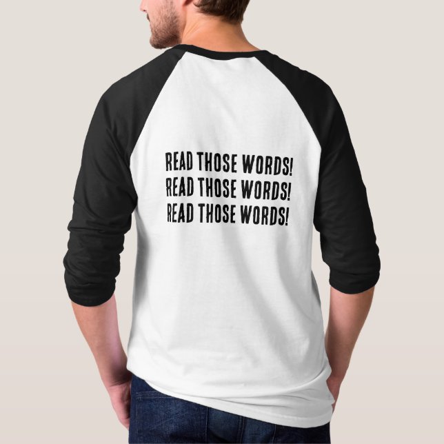 T-shirt de baseball LA Mardis - Unisexe (Dos)