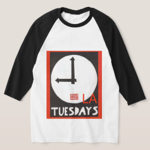 T-shirt de baseball LA Tuesdays - Unisexe