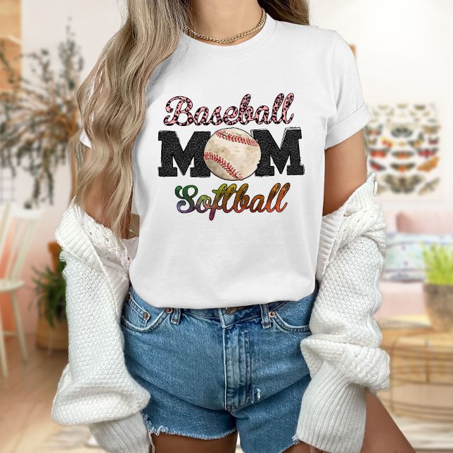 T-shirt de baseball maman softball, T-shirt maman  (Créateur téléchargé)