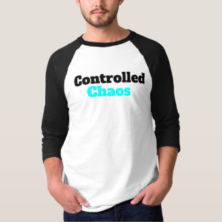 T-Shirt de baseball pour hommes Controlled Chaos