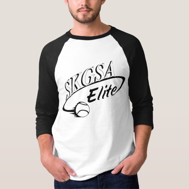T-shirt de baseball SKGSA (Devant)