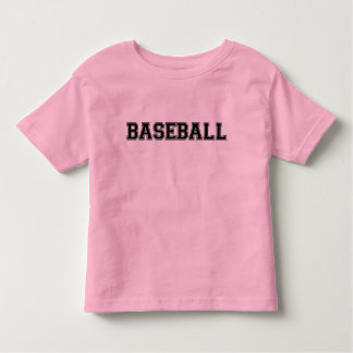 T-shirt de baseball Toddler Ringer (rose)