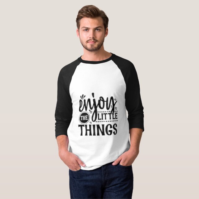 T-shirt de baseball urbain Raglan - Profitez des p (Devant entier)