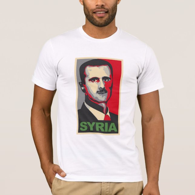 T-shirt de Bashar Al-Assad Syrie (Devant)