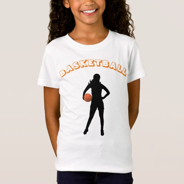 T-shirt de basket-ball avec nom et numéro (Devant)