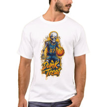 T-shirt de basket - Dunk ou Treat - Halloween !