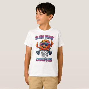 T-shirt de basket pour enfants - Nom personnalisé 