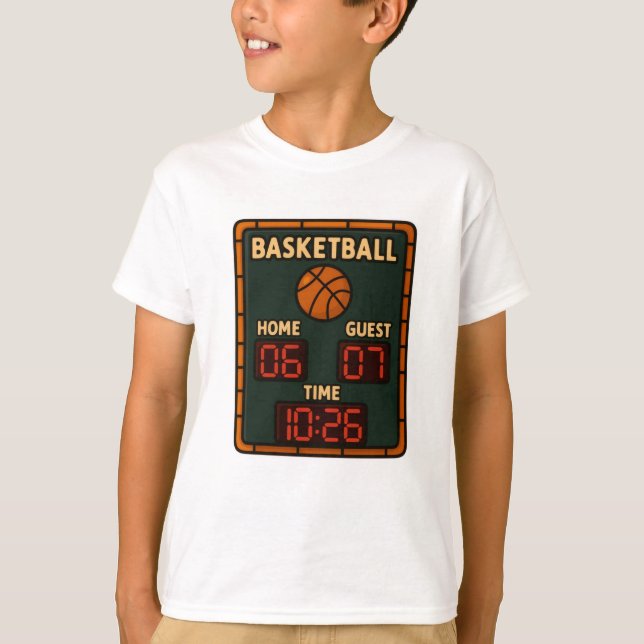 T-shirt de basketball amusant 6-7 (Devant)