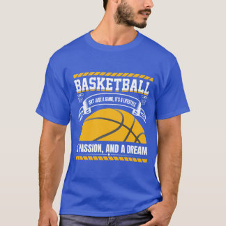 T-Shirt de basketball, style de vie, passion et rê