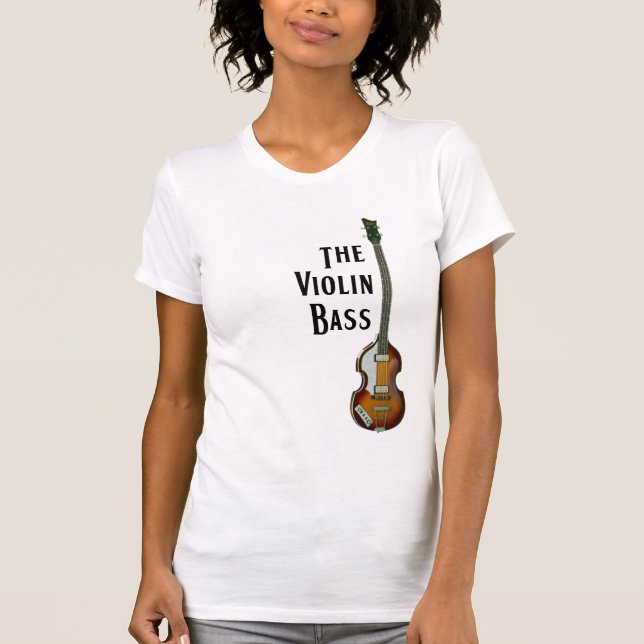 T-shirt de basse de violon (Devant)
