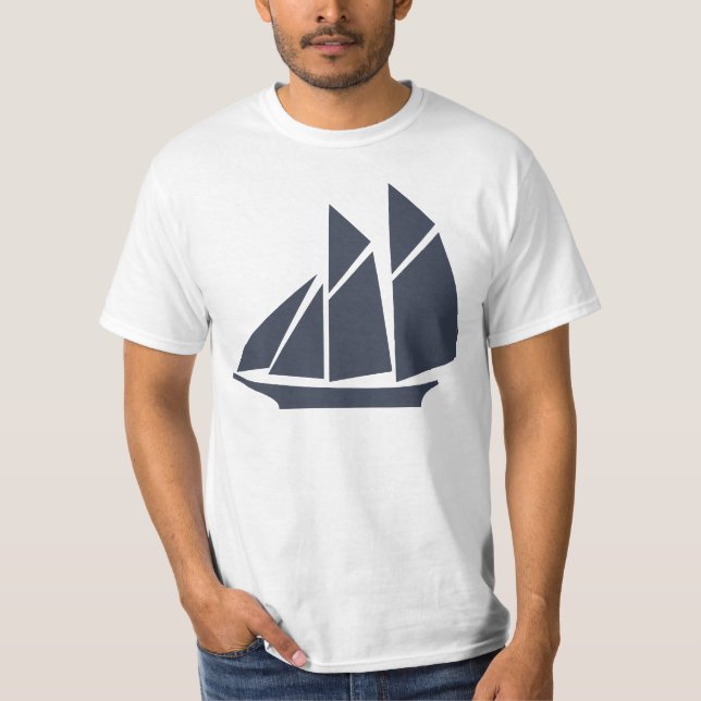 T-Shirt de bateau à voile (Devant)