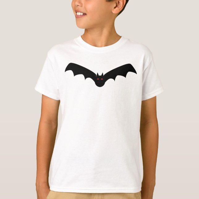 T-shirt de batte de Halloween (Devant)