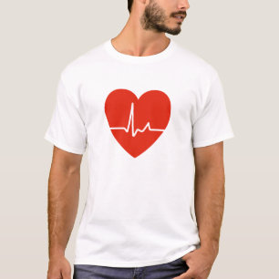 T-shirt de battements de coeur