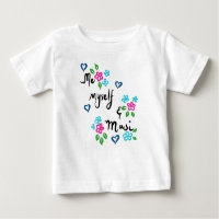 T-shirt de bébé de Desi - je moi-même et Masi