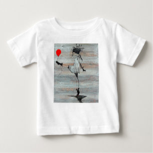T-shirt de bébé de fille d'émeute de Luna Luna