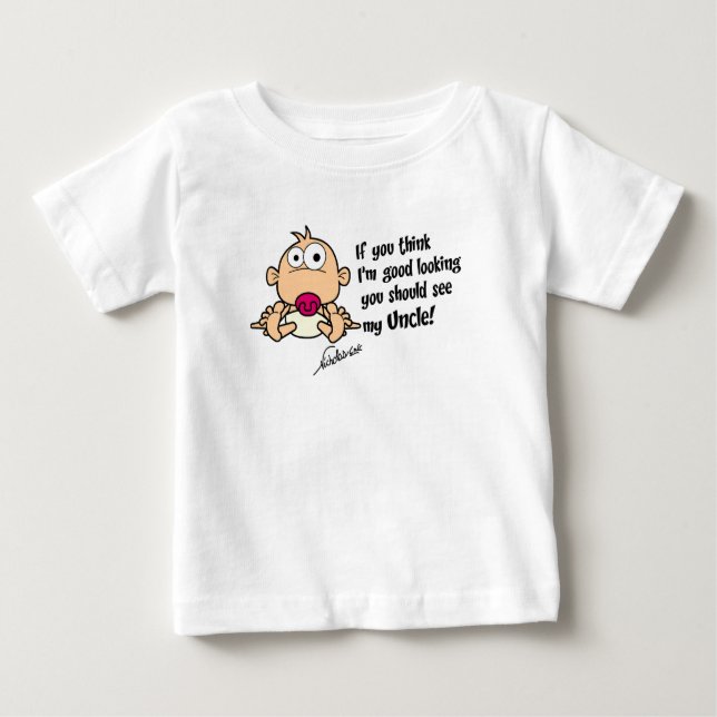 T-shirt de bébé d'oncle (Devant)