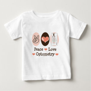 T-shirt de bébé d'optométriste d'optométrie