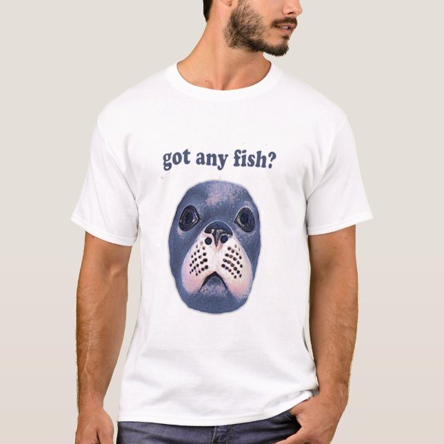 T-shirt de bébé phoque (Devant)