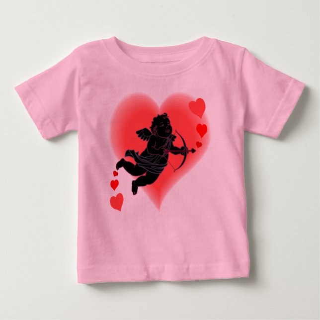 T-shirt de bébé Saint-Valentin Cupid Chemise perso (Devant)