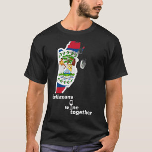 T-shirt de Belizéens qui boivent ensemble