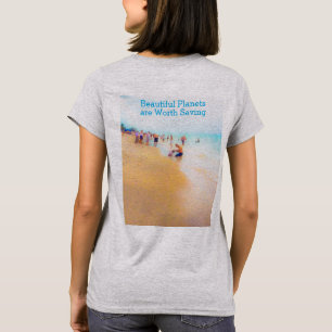 T-shirt De belles planètes valent la peine d'être sauvées