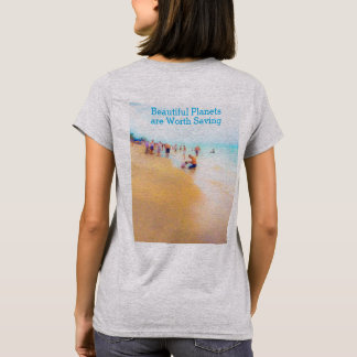 T-shirt De belles planètes valent la peine d'être sauvées