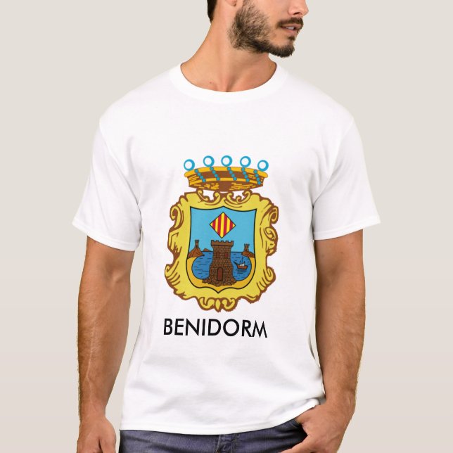 T-shirt de Benidorm (Espagne) (Devant)