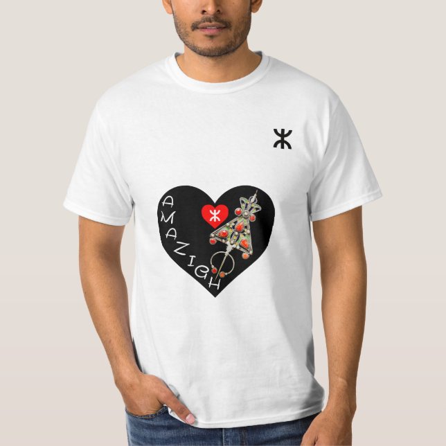 T-SHIRT DE BERBER DES ARTS SALIM AMAZIGH (Devant)