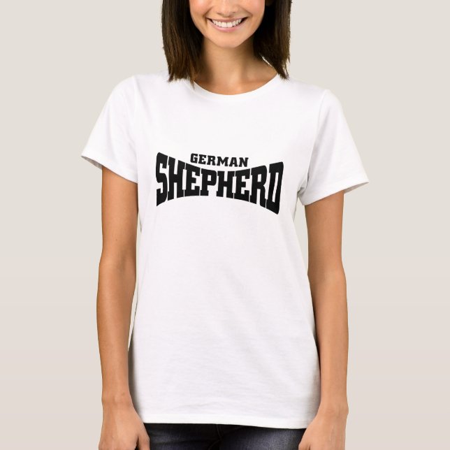 T-shirt de berger allemand (Devant)