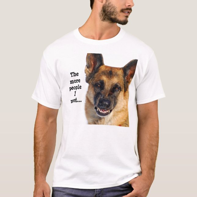 T-shirt de berger allemand (Devant)