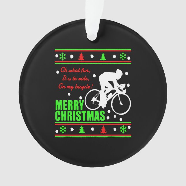 T-shirt de Bicycle Christmas (devant)