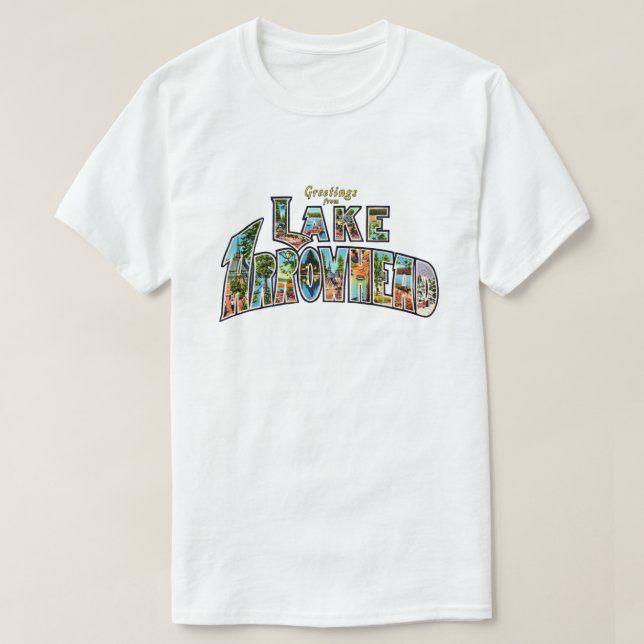 T-Shirt de bienvenue à Lake Arrowhead (Design devant)
