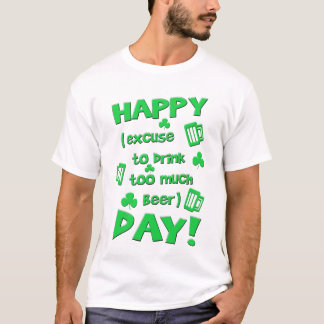 T-shirt de bière de vert du jour de St Patrick