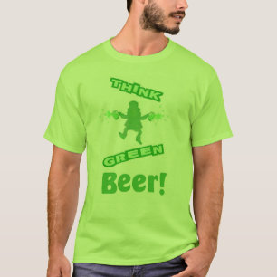 T-shirt de bière de vert du jour de St Patrick