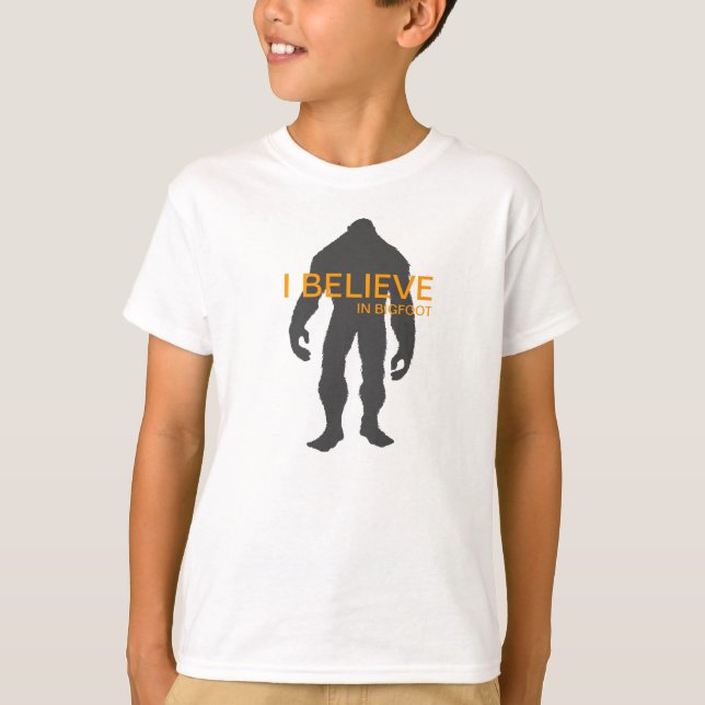 T-shirt de Bigfoot d'enfants (Devant)