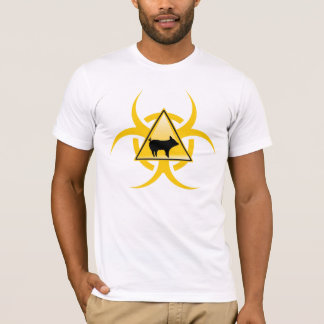 T-shirt de Biohazard de grippe des porcs H1N1