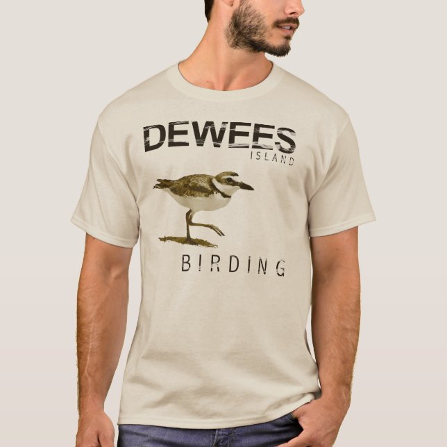 T-shirt de Birding d'île de Dewees (Devant)