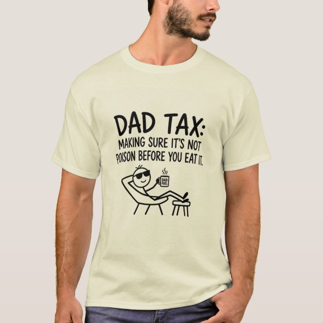 T-shirt de blague de papa  (Devant)