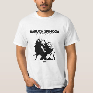 T-shirt de blanc de Baruch Spinoza