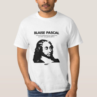 T-shirt de blanc de Blaise Pascal